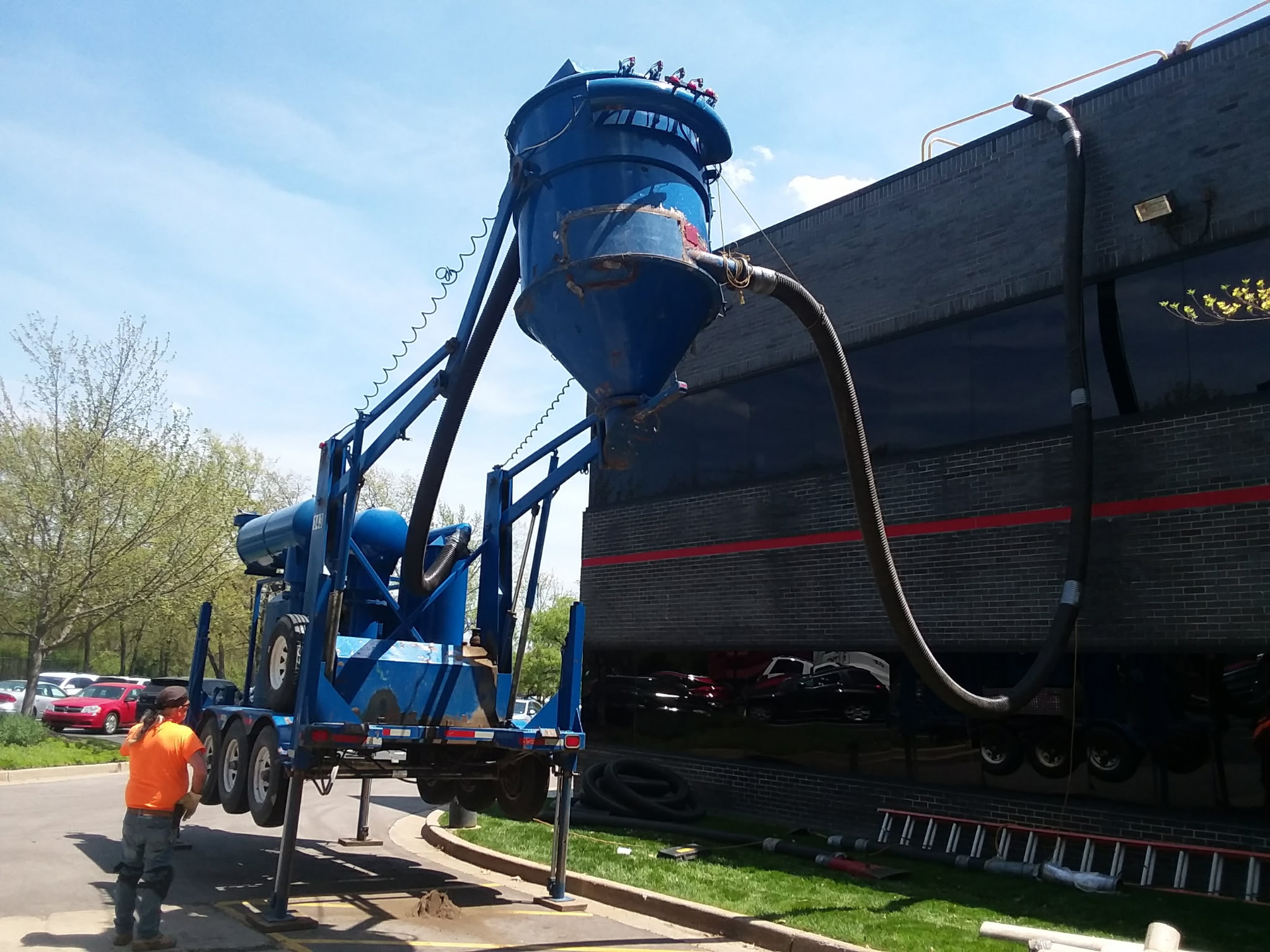 Office space cleared and ready for renovation