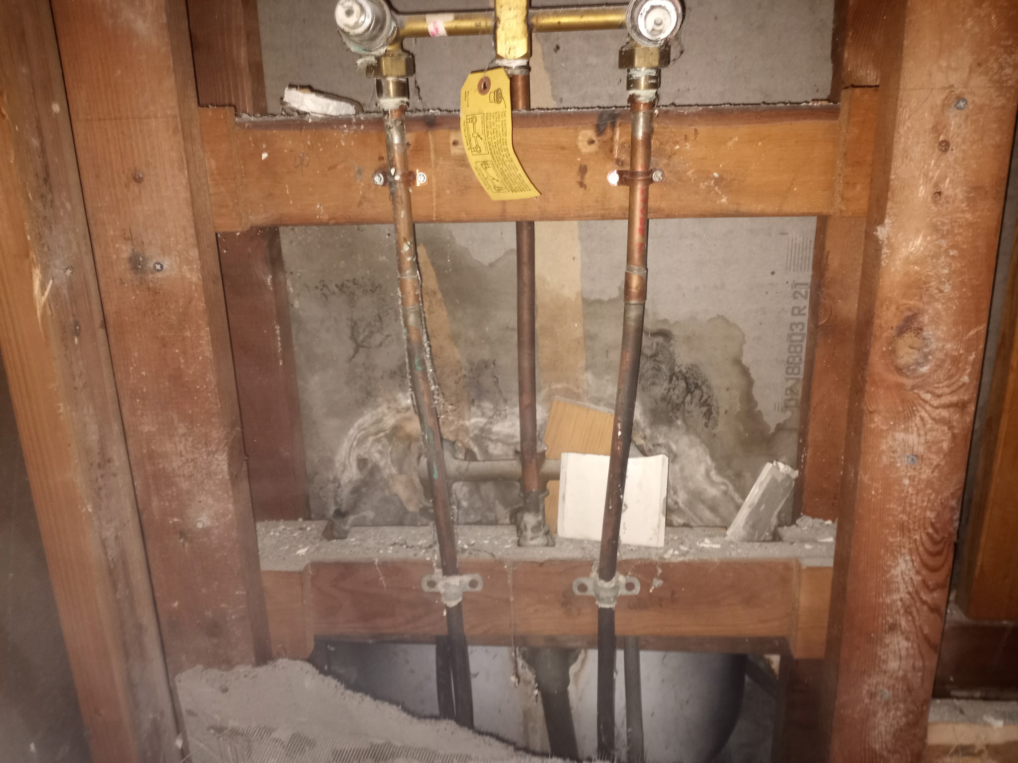 Bathroom renovation work