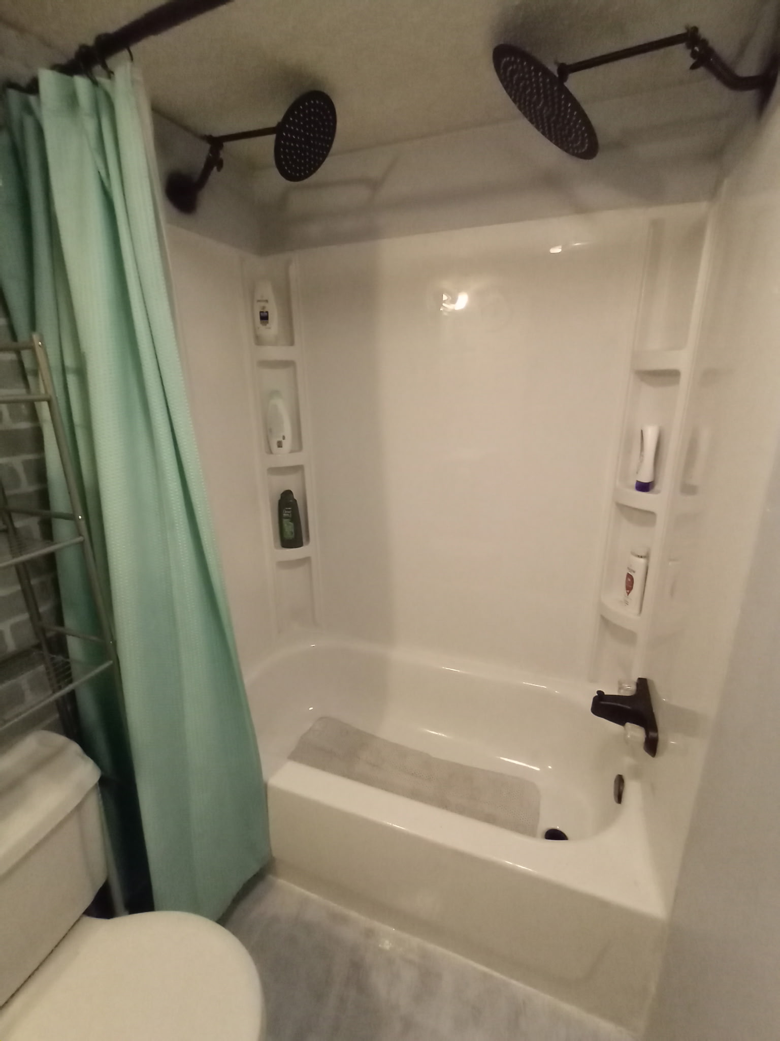 Bathroom renovation detail