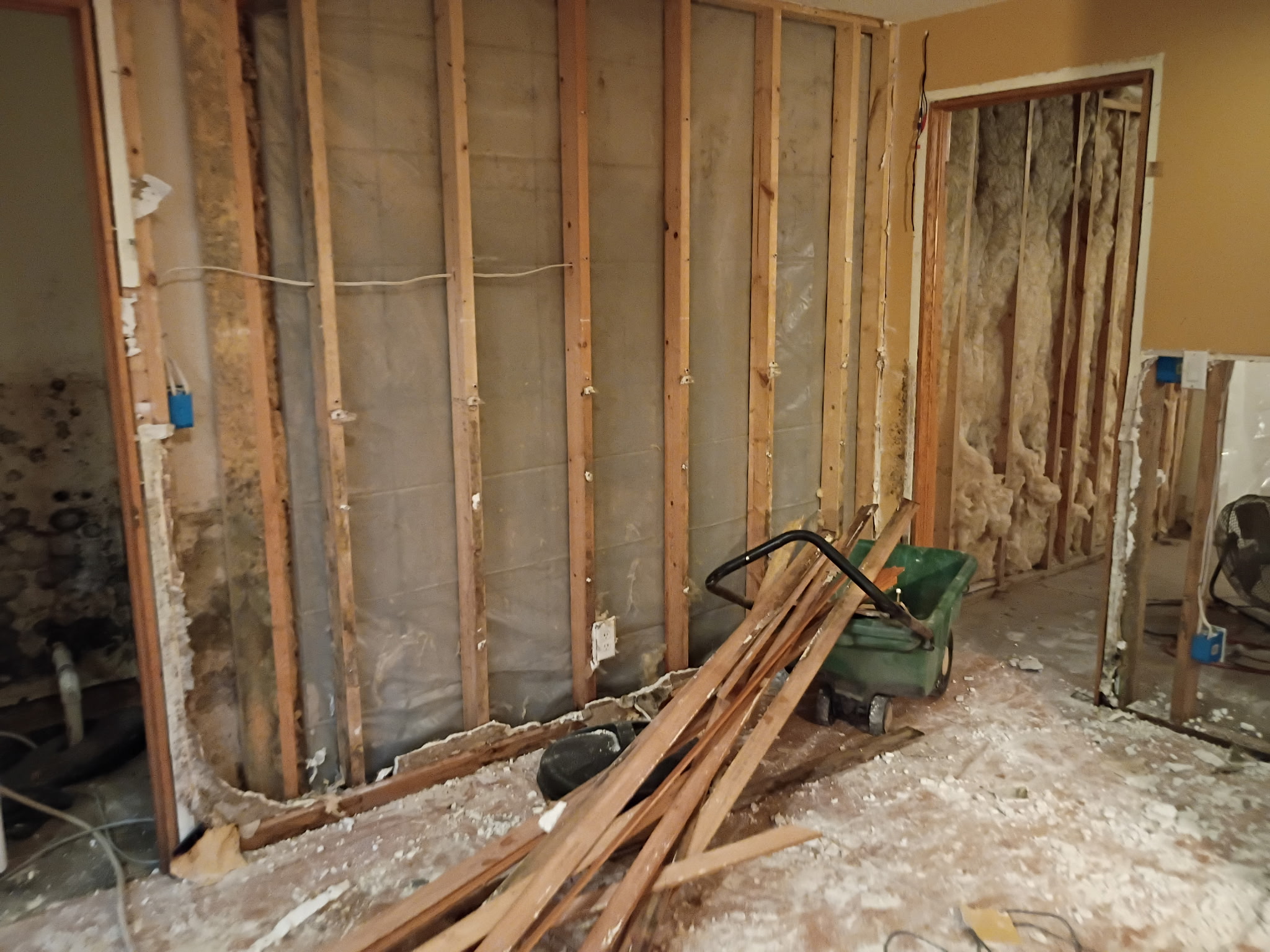 House before demolition